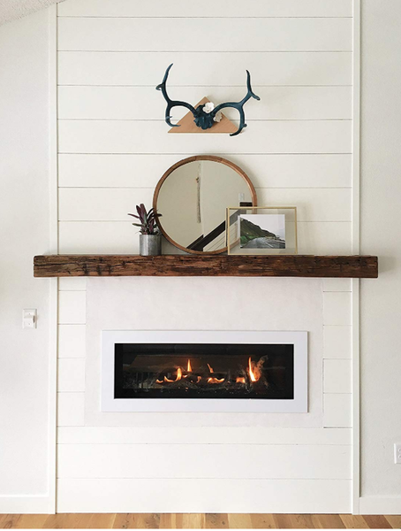 floating beam mantel bracket
