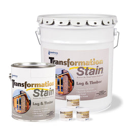 Timber stain log and timber 